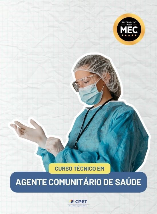 Curso T Cnico Em Agente Comunit Rio De Sa De Ead Cpet